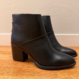 Nisolo Dari Boot Black Leather Ankle Boots Size 9 NIB
